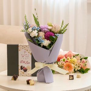 季節の花束＋カレボー チョコレート 25個 item image