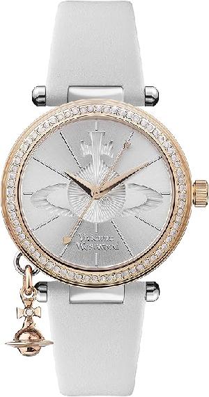 Vivienne Westwood Orb Pastelle Ladies Quartz Watch with Silver Dial & Leather Strap product image