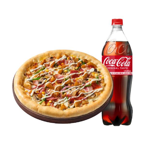 Bacon Potato Cheese Crust L + Cola 1.25L product image