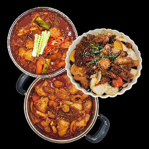 3-piece set of chicken dishes product image
