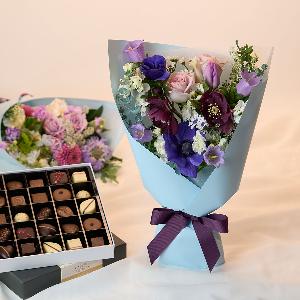 화이트데이 계절 꽃다발+칼루위 초콜릿 25구 item image