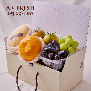 "With Complimentary Message Card" Premium Seasonal Fruits No. 1, 4 Varieties (Mandarin Orange, Mangosteen, etc.) 1.0kg or more - Korea’s First Fruit Sommelier with 27 Years of Experience product image