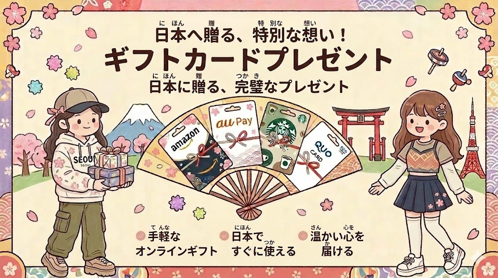 日本への簡単ギフトカード image