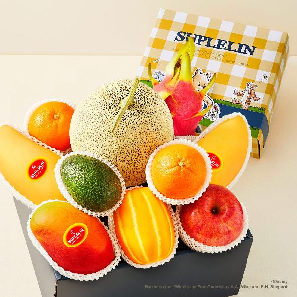 Suplelin X Disney "Honey Garden Gift" Mixed Fruit Gift Set No.2 Total 4.2kg (8 varieties) product image