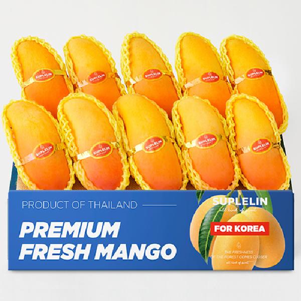 Colorful High-Sugar Mahachanok Mango 4kg (8–15 pcs/Royal Grade) product image