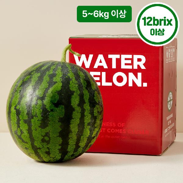 Sweet and Refreshing Premium High-Sugar Watermelon 5–6kg (12 brix or higher) product image