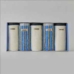 Towel More Blue Favorite Dusty 5P Gift Set 40s Towel+Shopping Bag L product image