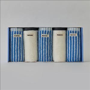 Towel More Blue Favorite Malibu 5P Gift Set 40s Towel+Shopping Bag L product image