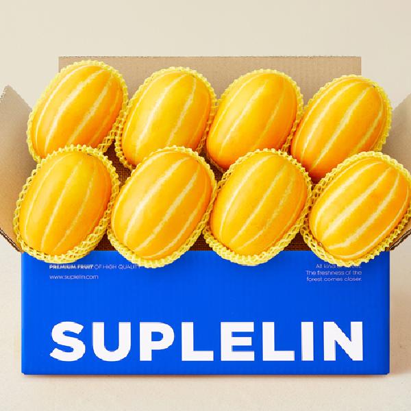Seongju Specialty Direct-from-Farm High-Sugar Korean Melon 2kg (13 brix/6–9 pcs) item image