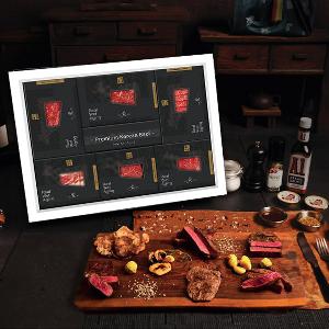 1++ Aged Premium Selection_Omakase 6-Cut Premium (Flower Chuck Striploin Brisket Short Plate Sirloin Whole Black Pepper Salt) product image