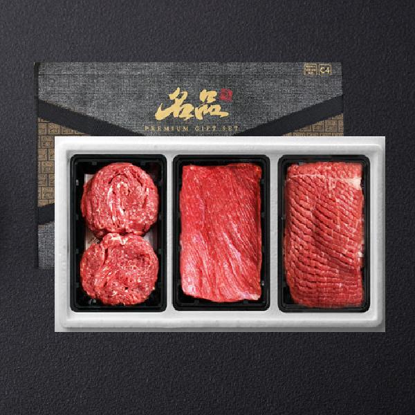 Grade 1 Hanwoo Hearty Table Assortment 3p (900g) (Bulgogi Cut, Soup Cut, Skewer Cut) product image