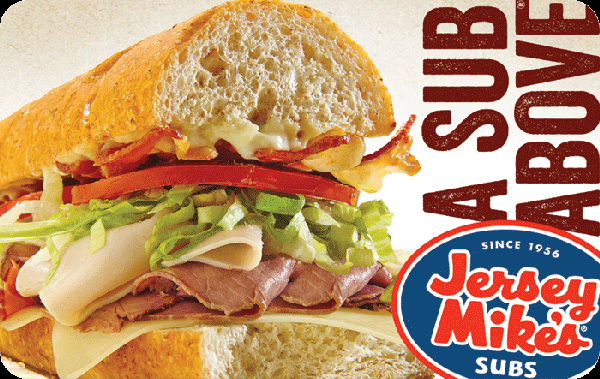 Jersey Mike's US$200 Gift Card product image