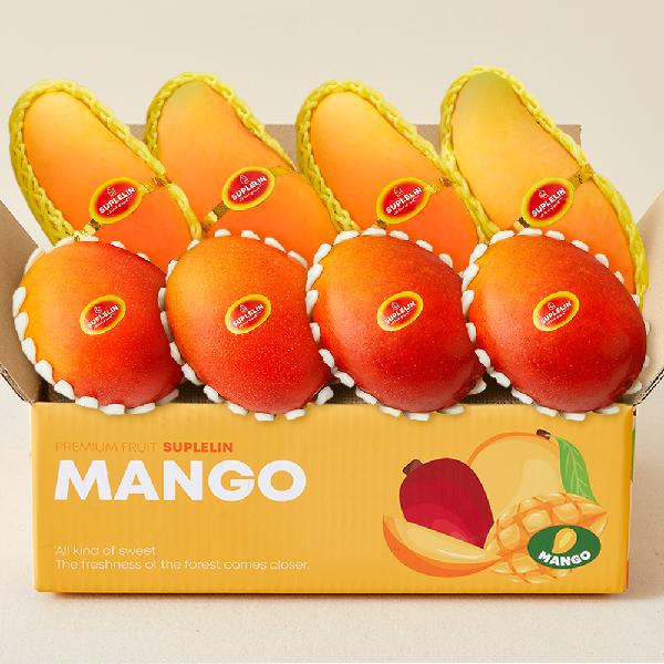 Sweet & Tangy Apple Mango & Mahachanok Mango, Total 3.2KG or More (Royal Grade / 8 Pieces) product image