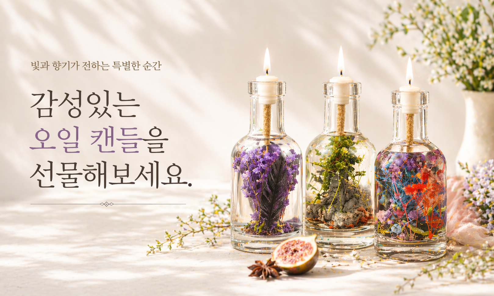 오일 캔들로 감성 담아 image