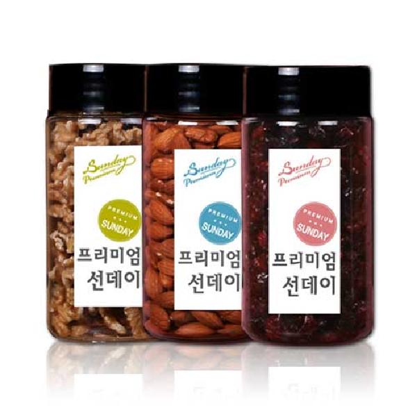 Walnuts 130g+Almonds 240g+Cranberries 220g product image