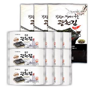 Lunchbox Seaweed 5g 12 Packs+Roasted Unsalted Seaweed 10g 3 Packs product image