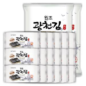 韓国クァンチョンギム元祖広川海苔 全形16袋+海苔ふりかけ3袋 | ソーダ