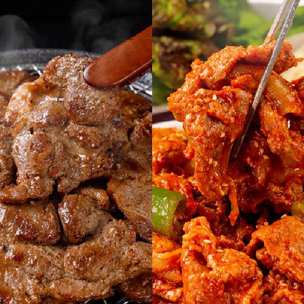 Busan Choryang Scored Marinated Grilled Pork 1kg+Jeyuk Bokkeum 1kg product image