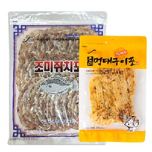 Seasoned Filefish Jerky 400g+Seasoned Grilled Dried Pollack 100g product image
