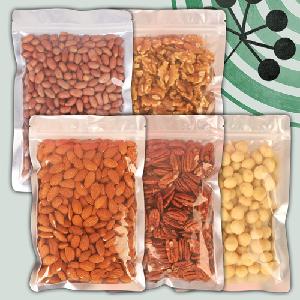 Roasted Peanuts 300g+Walnuts 250g+Roasted Almonds 300g+Pecans 250g+Macadamia Nuts 250g(Zipper Bag) product image