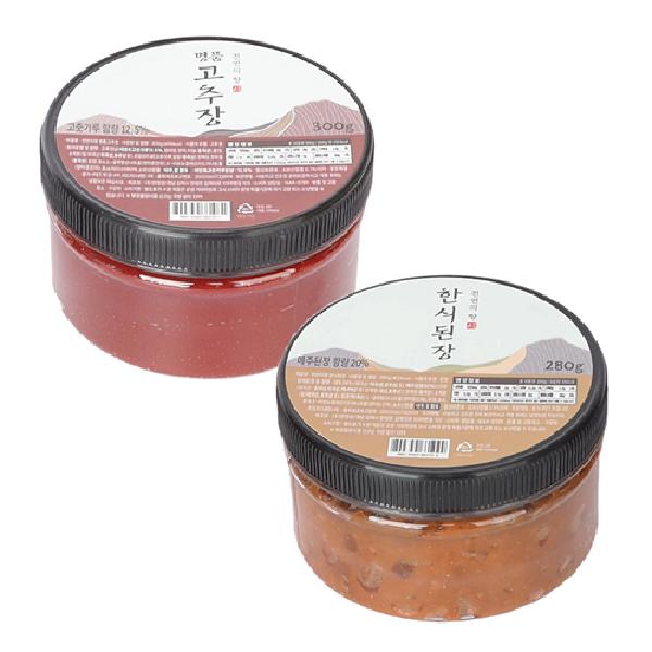 Premium Gochujang 300g 2 Bottles+Korean Doenjang 280g 2 Bottles product image