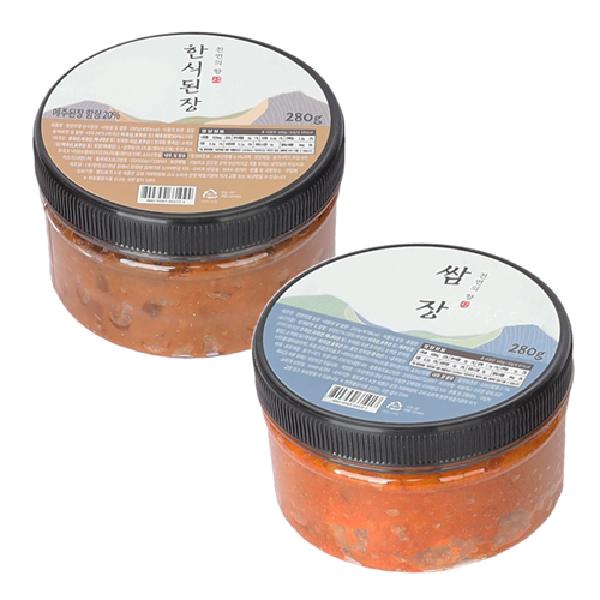 Korean Doenjang 280g 2 Bottles+Ssamjang 280g 1 Bottle product image