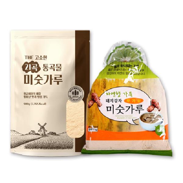 21-Grain Whole Grain Misutgaru 900g+Jerusalem Artichoke Misutgaru 1kg product image
