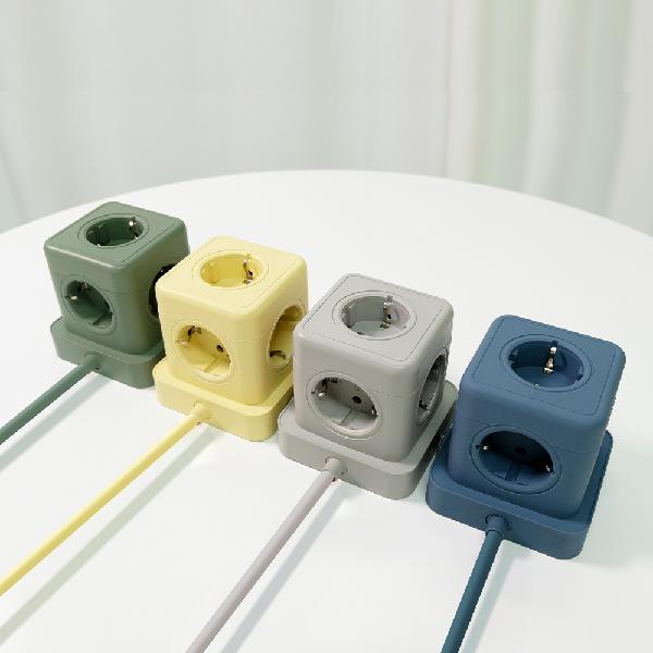 MT04 Corded 1.8M Cube Power Strip 4000W High Capacity (5 Outlets/Type-C Port/USB Port) product image