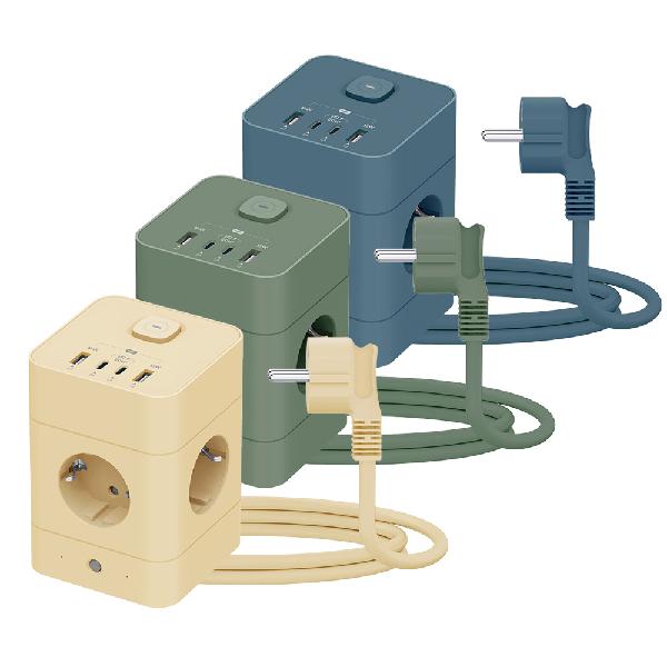 MT08 Corded 1.8M Tower Power Strip 4000W High Capacity (4 Outlets/Type-C Port/USB Port) product image