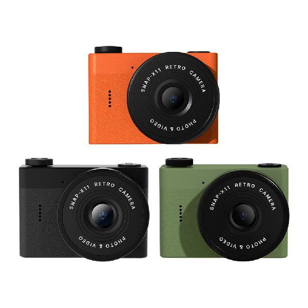 Snap-X11 Front & Rear Dual-Lens IPS Ultra-Mini Retro Camera (8GB Memory Included) product image