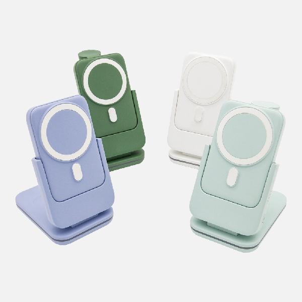 WCP-310 Magnetic Wireless Charging Power Bank + Folding Stand (For Apple/Galaxy Watch) product image