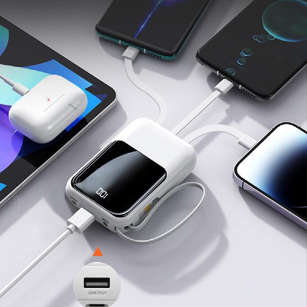 Volt S16 LED 4-in-1 Built-In Cable Power Bank 10000mAh product image