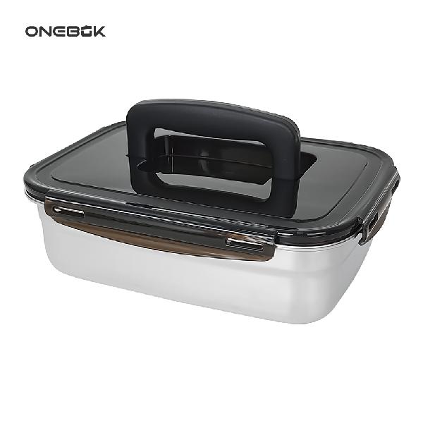 Stainless Steel Airtight Container with Handle 2500ml product image