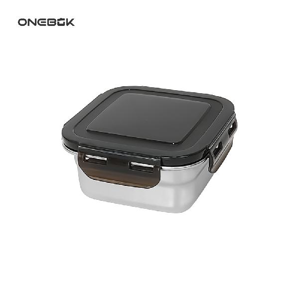 Stainless Steel Airtight Container Square 350ml product image