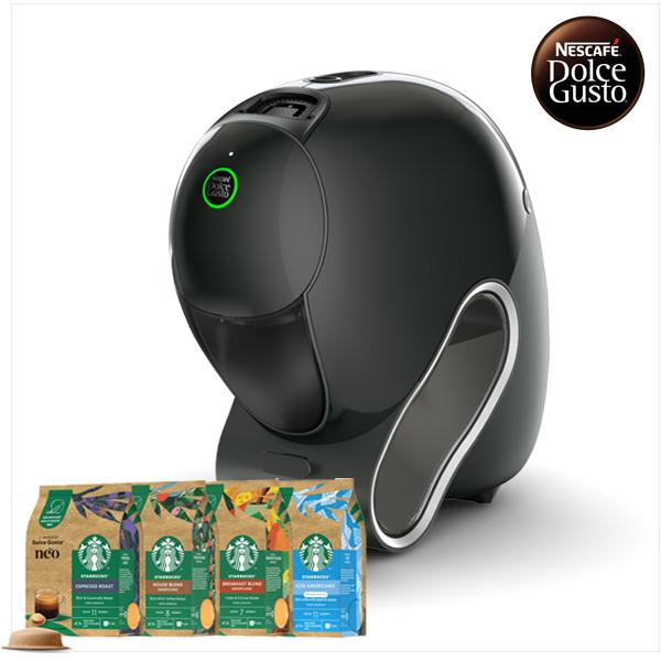 Coffee Machine Neo Cafe Dark Gray + 12ct Starbucks Neo Coffee Capsules 3 Boxes (Choose 1 of 4 Types) product image