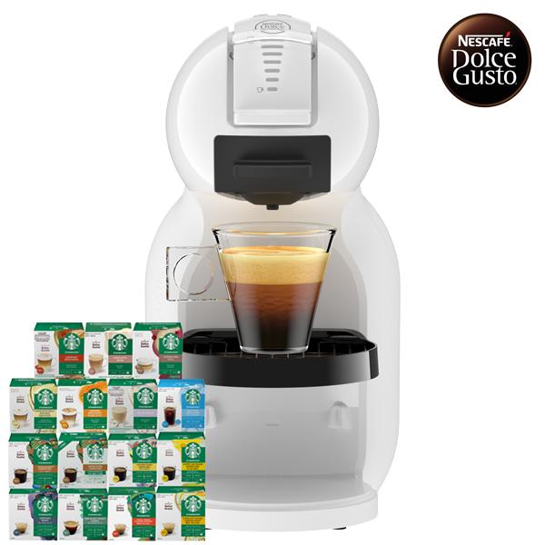 Coffee Machine Mini Me 2 Pure White + 12ct Starbucks Coffee Capsules 1 Box (Choose 1 of 15 Types) product image