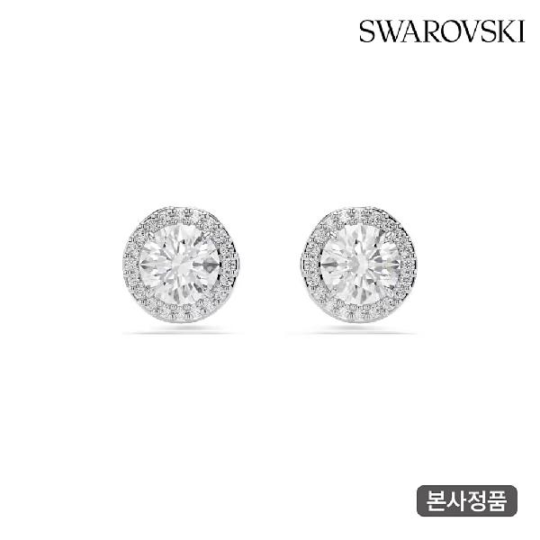 Una Rhodium Pave Stud Earrings 5636269 product image