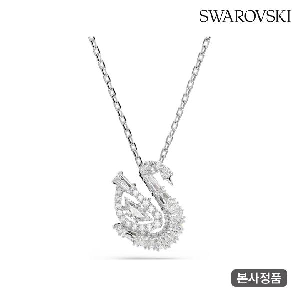 Swan White Rhodium Necklace 5732412 product image