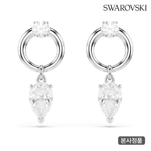 Mesmera Rhodium Drop Earrings 5723177 product image