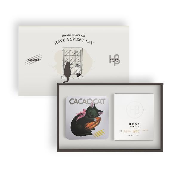 Kakao Cat x Hebe Coffee Chocolate & Coffee Drip Bag Gift Set Pod (Shopping Bag Included) item image