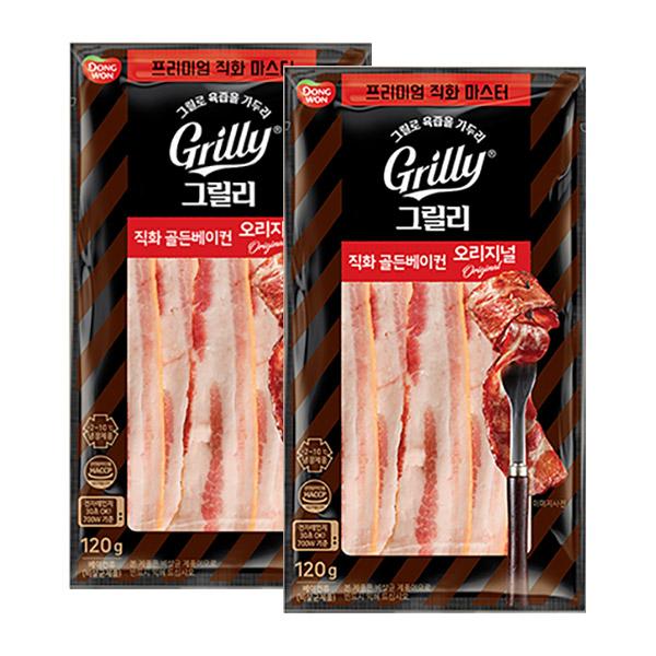 Grilly Direct Flame Golden Bacon Original 120g x 4 product image