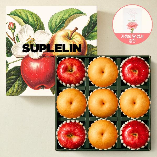 Premium Honey Apple & Singo Pear Gift Set 3.8kg (Royal Grade / 9 pieces) product image