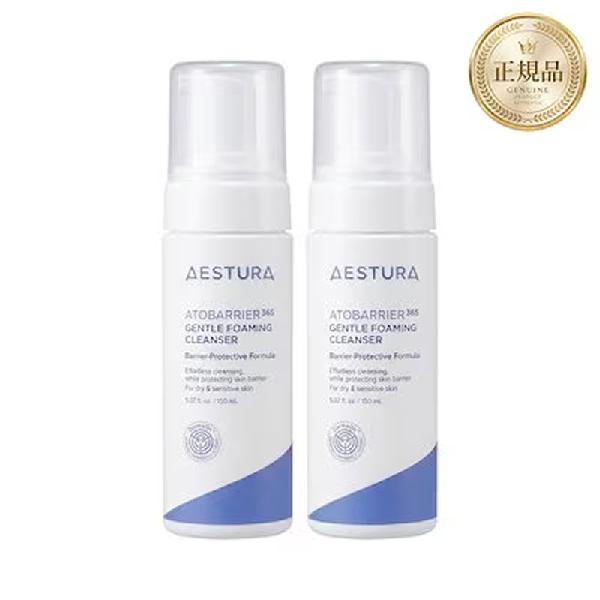 AESTURA Atobarrier 365 Foaming Cleanser, 150ml, 2pcs product image