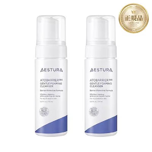 AESTURA Estra Atobarrier 365 Gentle Foaming Cleanser, 150ml, 2pcs product image