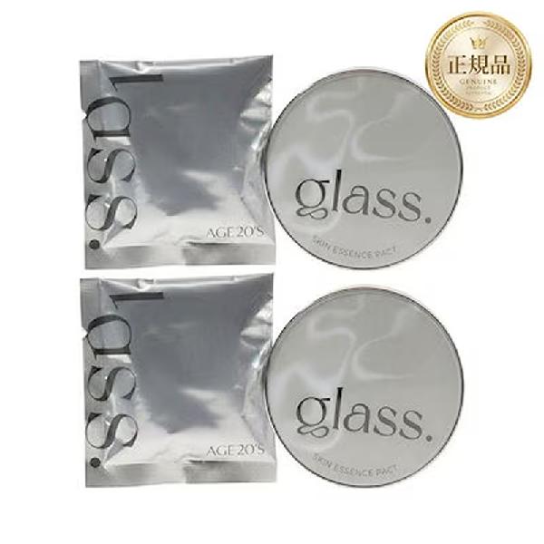 AGE20's Veil Nudie Essence Pact Glow, Main 2pcs + Refill 2pcs product image
