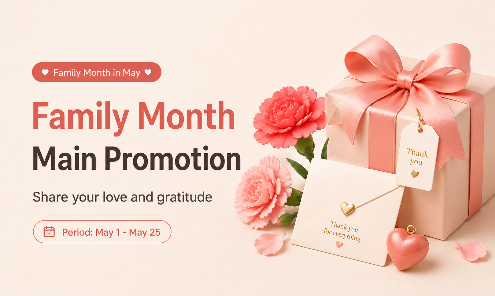 Family Month Main Promotion image