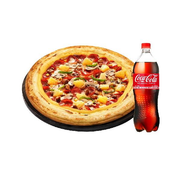 (Original) Super Supreme Cheese Burst L + Cola 1.25L product image