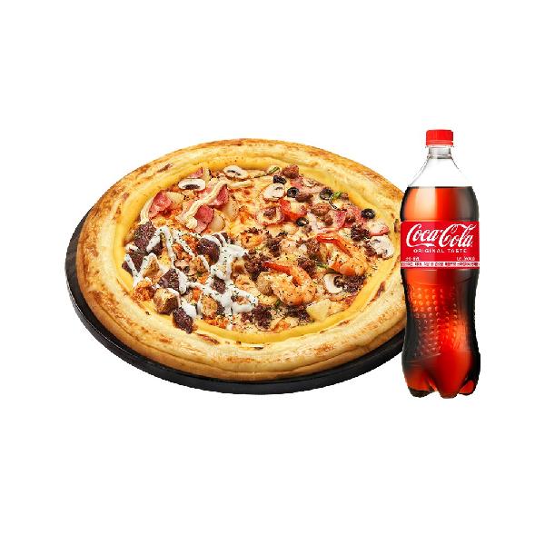 (Original) Best Quattro Cheese Burst L + Cola 1.25L product image