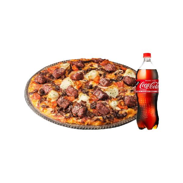 (Original) Wild Wild West Steak Pizza L + Cola 1.25L product image