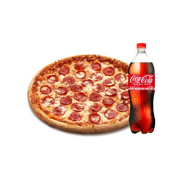 (Original) Pepperoni L + Cola 1.25L product image